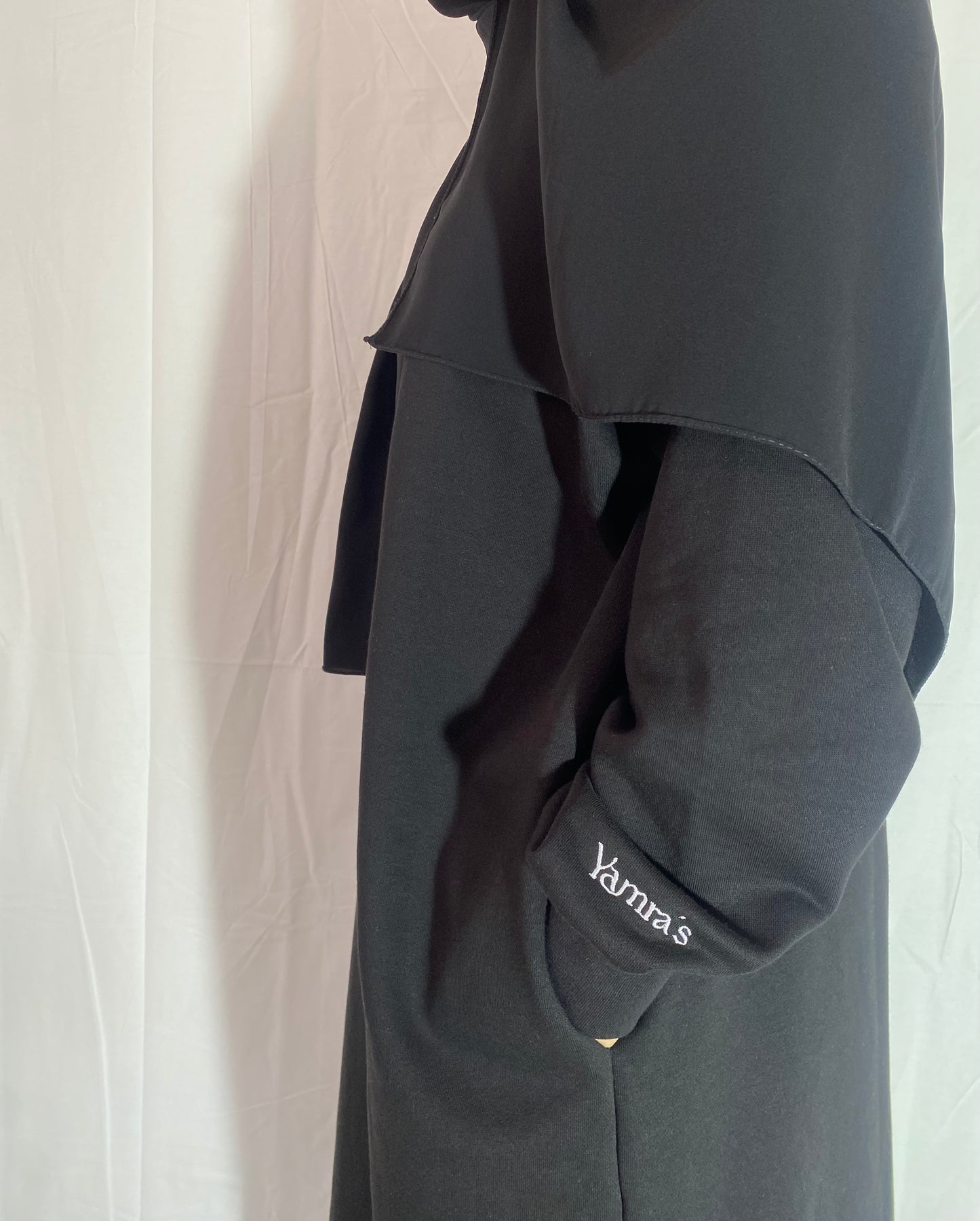 Robe en coton - Noir