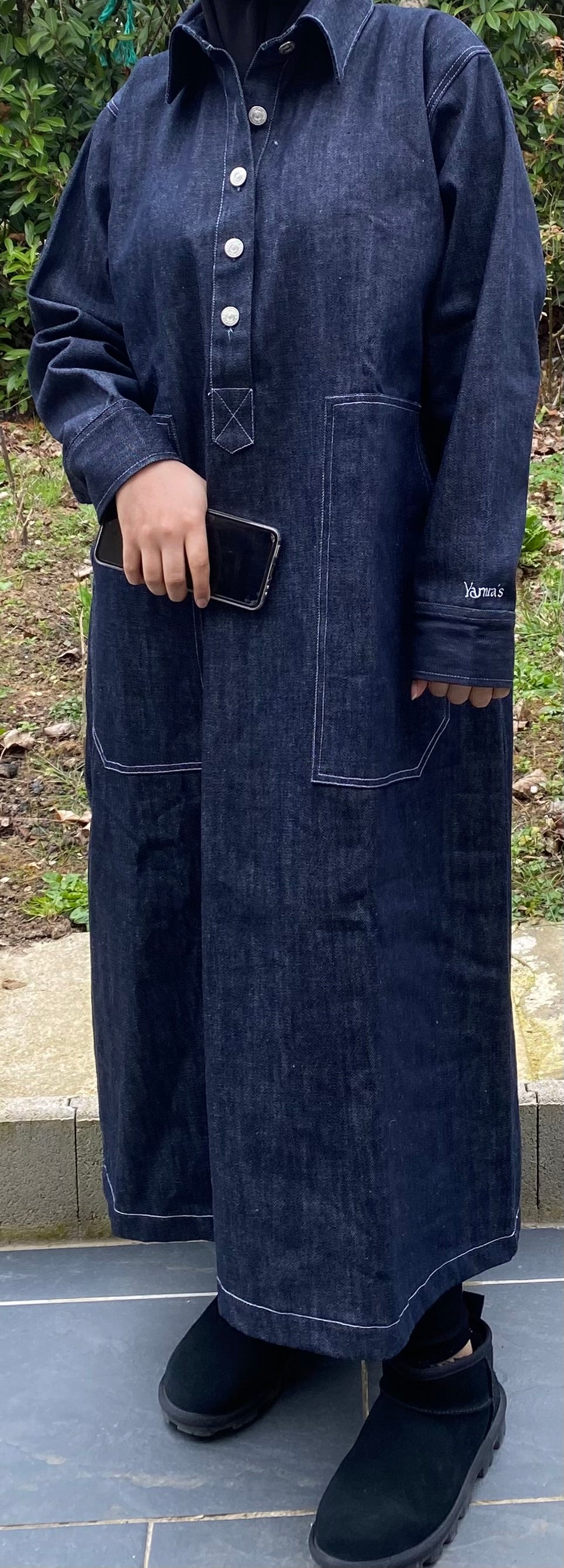 Robe en Denim Ample