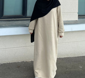 Robe en coton - Beige