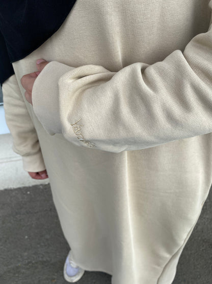 Robe en coton - Beige